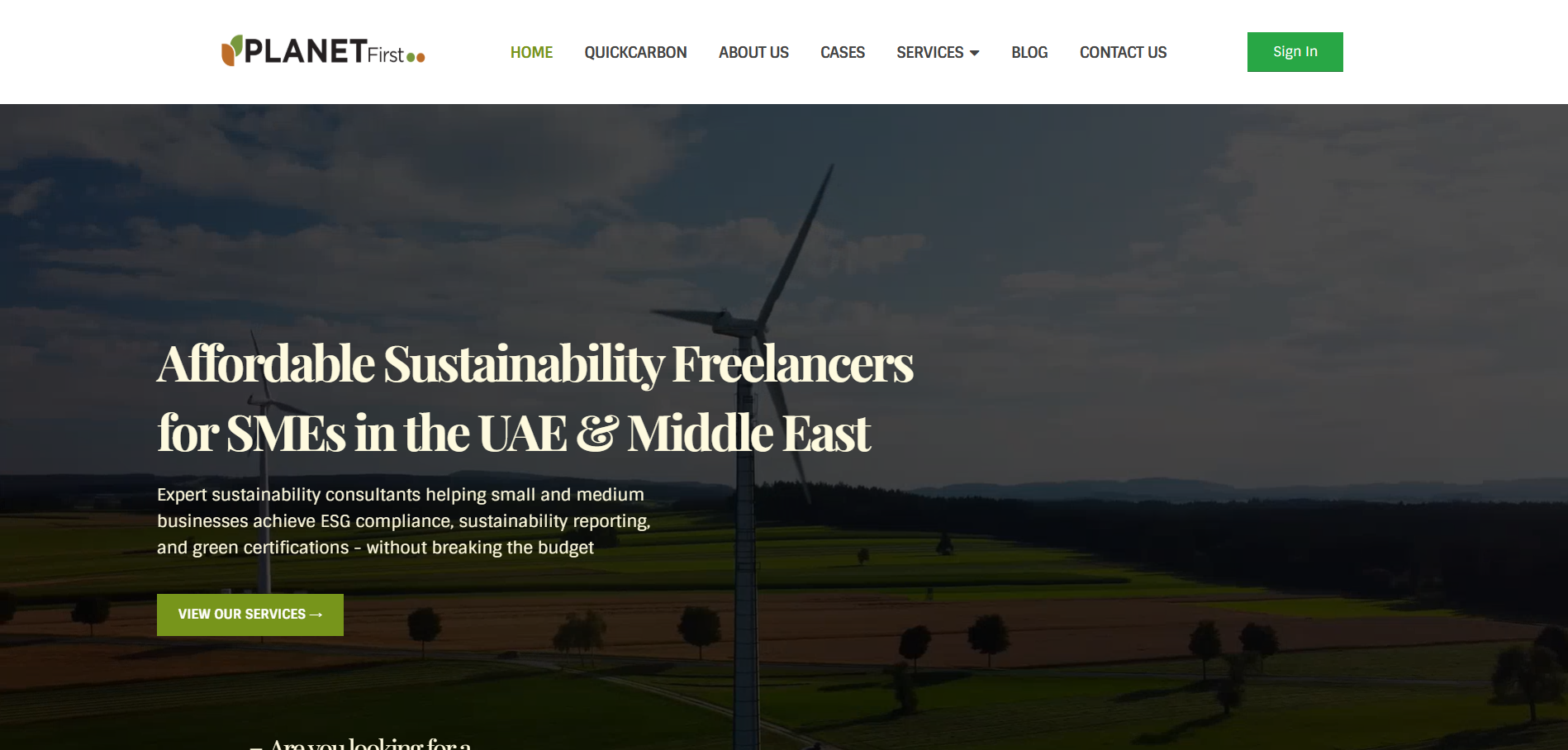 Planet First Web Application